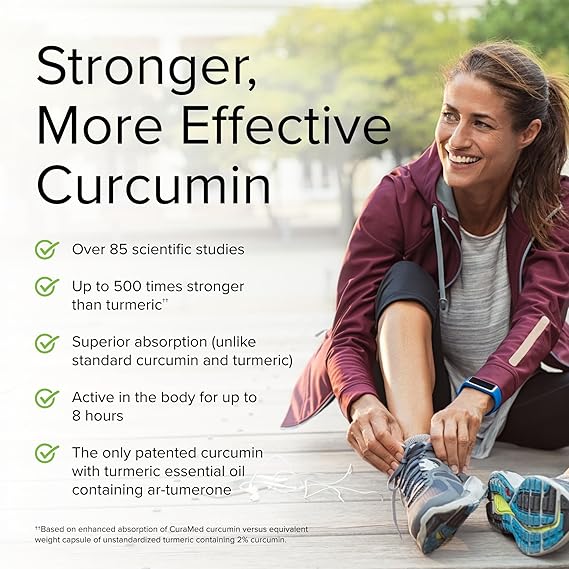 Terry Naturally CuraMed 750 mg Curcumin Complex - 120 Softgels - Superior Absorption BCM-95 - Non-GMO, Gluten Free, Halal - 120 Servings